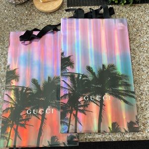Set of two…Gucci Gift Bags.